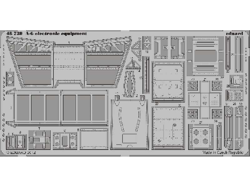 A-6 electronic equipment 1/48 - Kinetic - image 1