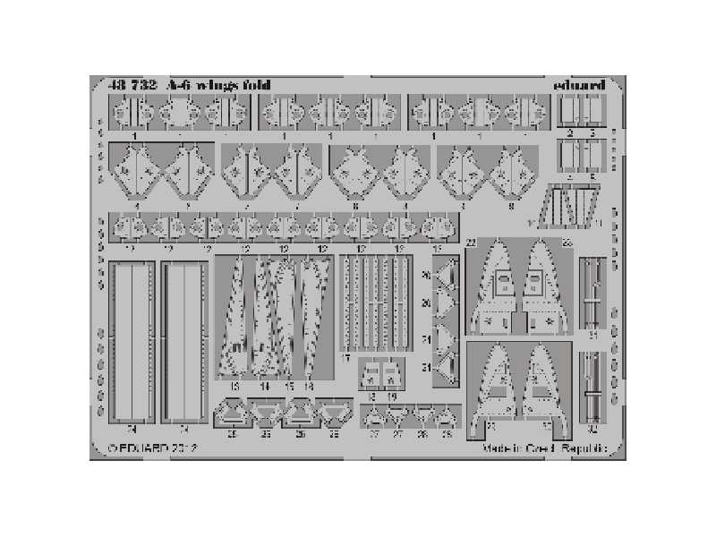 A-6 wing fold 1/48 - Kinetic - image 1