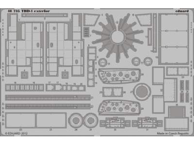 TBD-1 exterior 1/48 - Great Wall Hobby - image 1