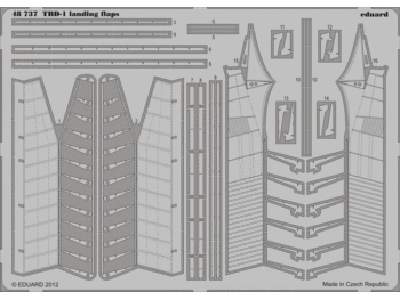 TBD-1 landing flaps 1/48 - Great Wall Hobby - image 1