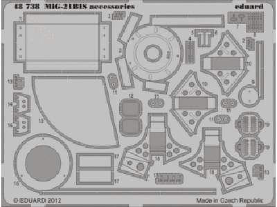 MiG-21BIS accessories 1/48 - Eduard - image 1