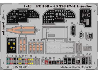 PV-1 interior S. A. 1/48 - Revell - image 1
