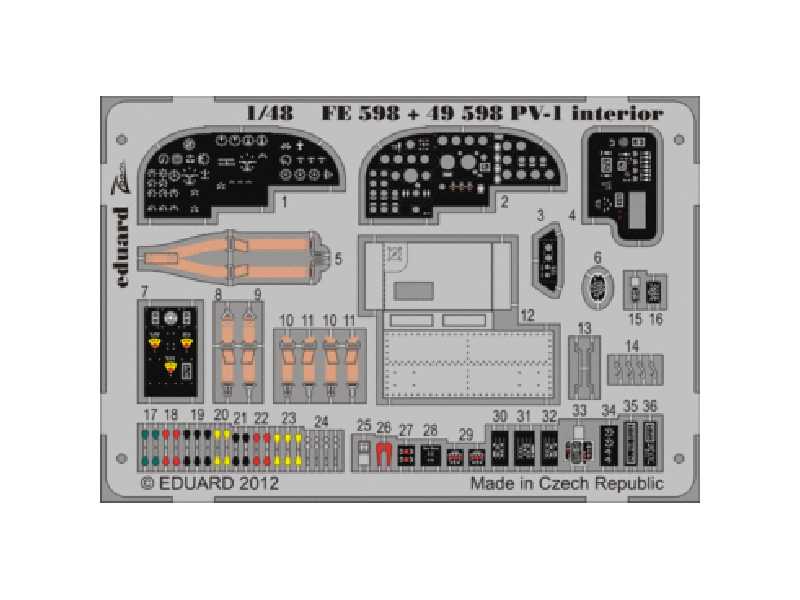 PV-1 interior S. A. 1/48 - Revell - image 1