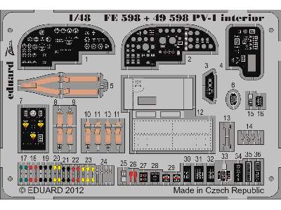 PV-1 interior S. A. 1/48 - Revell - image 2