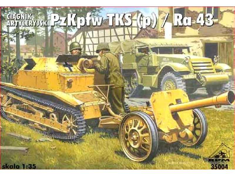 German artillery tractor PzKpfw TKS (p) + Ra 43 - image 1