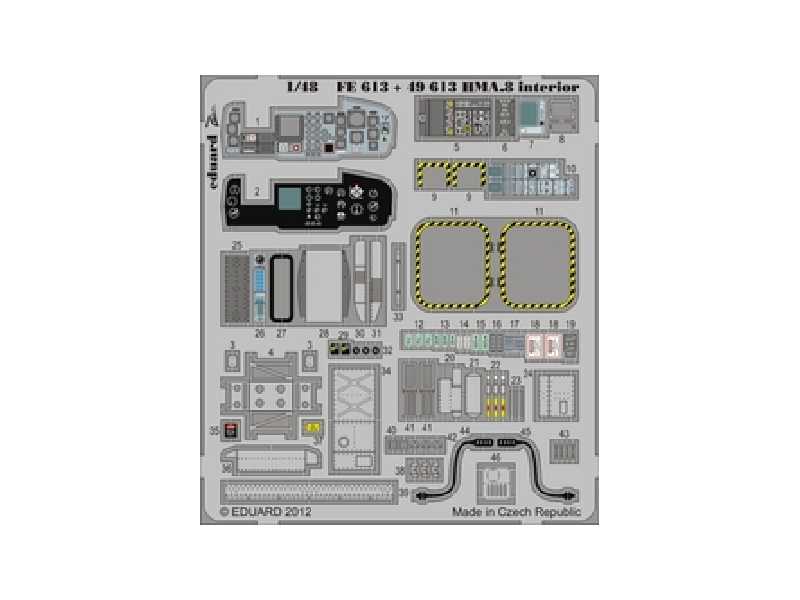 Lynx HMA.8 interior S. A. 1/48 - Airfix - image 1