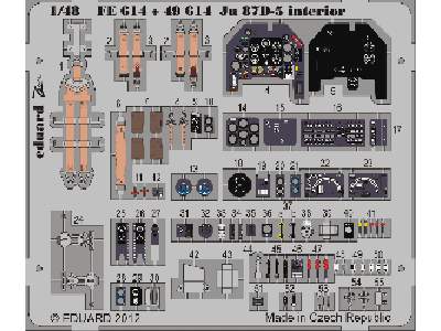 Ju 87D-5 interior S. A. 1/48 - Italeri - image 1