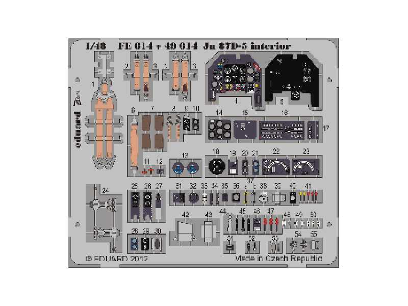 Ju 87D-5 interior S. A. 1/48 - Italeri - image 1