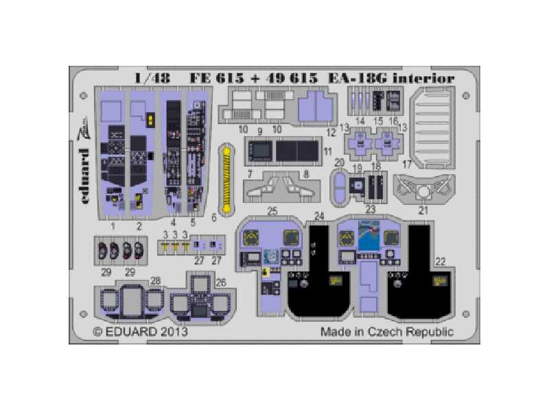 EA-18G interior S. A. 1/48 - Italeri - image 1