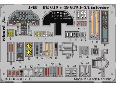 F-5A interior S. A. 1/48 - Kinetic - image 2