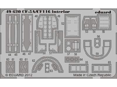 CF-5A/ CF-116 interior S. A. 1/48 - Kinetic - image 1