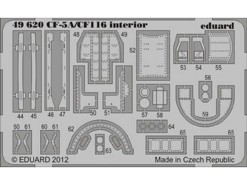 CF-5A/ CF-116 interior S. A. 1/48 - Kinetic - image 1