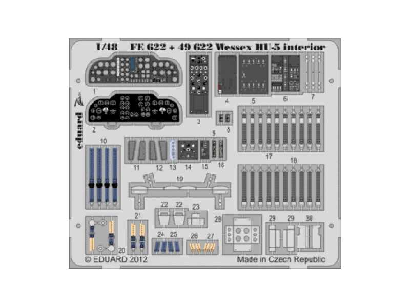 Wessex HU.5 interior S. A. 1/48 - Italeri - image 1