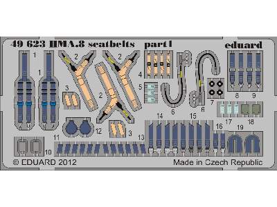 Lynx HMA.8 seatbelts 1/48 - Airfix - image 2