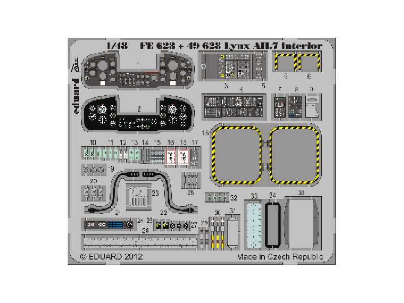 Lynx AH.7 interior S. A. 1/48 - Airfix - image 1