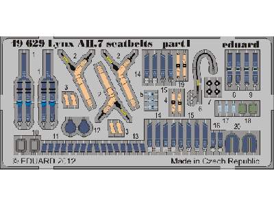 Lynx AH.7 seatbelts 1/48 - Airfix - image 1