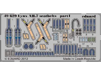 Lynx AH.7 seatbelts 1/48 - Airfix - image 2