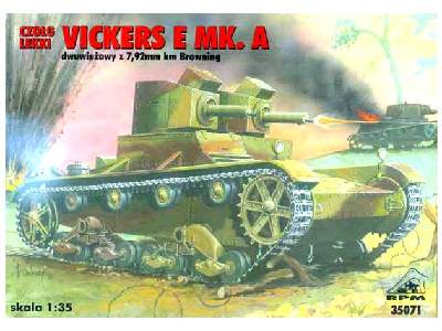 Czolg lekki Vickers E Mk. A - image 1