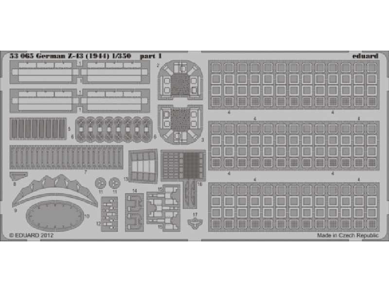 German Z-43 (1944) 1/350 - Trumpeter - image 1