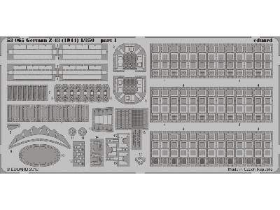 German Z-43 (1944) 1/350 - Trumpeter - image 2