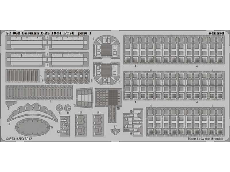 German Z-25 1944 1/350 - Trumpeter - image 1