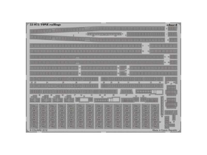 TONE railings 1/350 - Tamiya - image 1