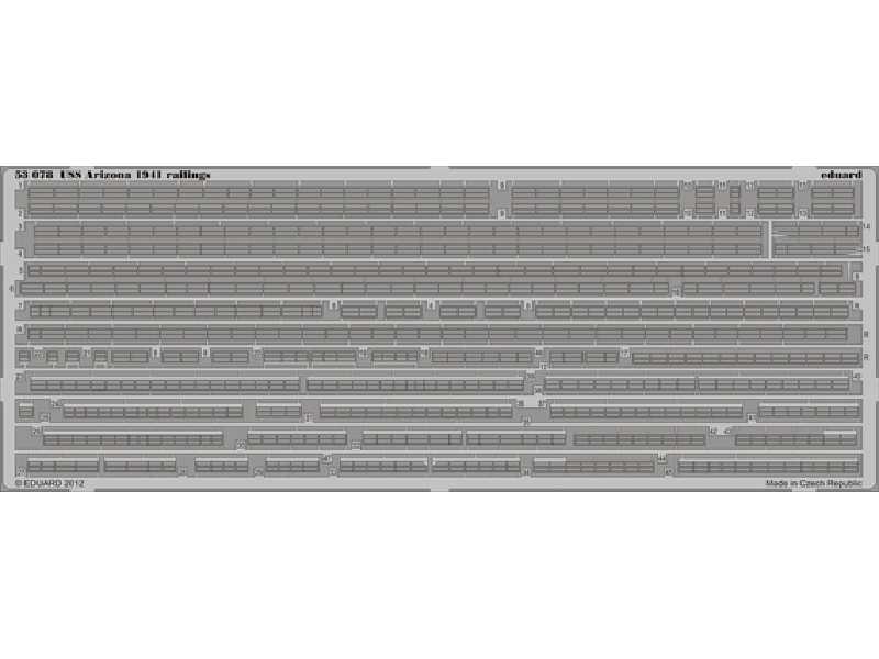 USS Arizona 1941 railings 1/350 - Hobby Boss - image 1