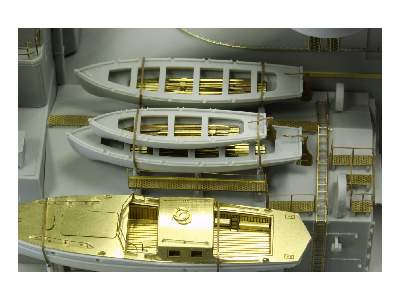 Bismarck part 1 - lifeboats 1/200 - Trumpeter - image 8