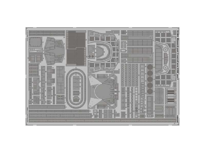 Bismarck part 4 - central area 1/200 - Trumpeter - image 1