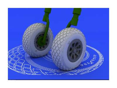 P-51 wheels 1/32 - Tamiya - image 3