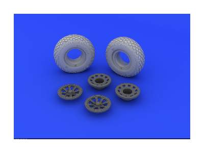 P-51 wheels 1/32 - Tamiya - image 5