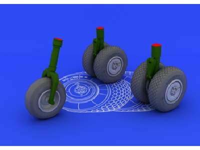 He 219 wheels 1/32 - Revell - image 1