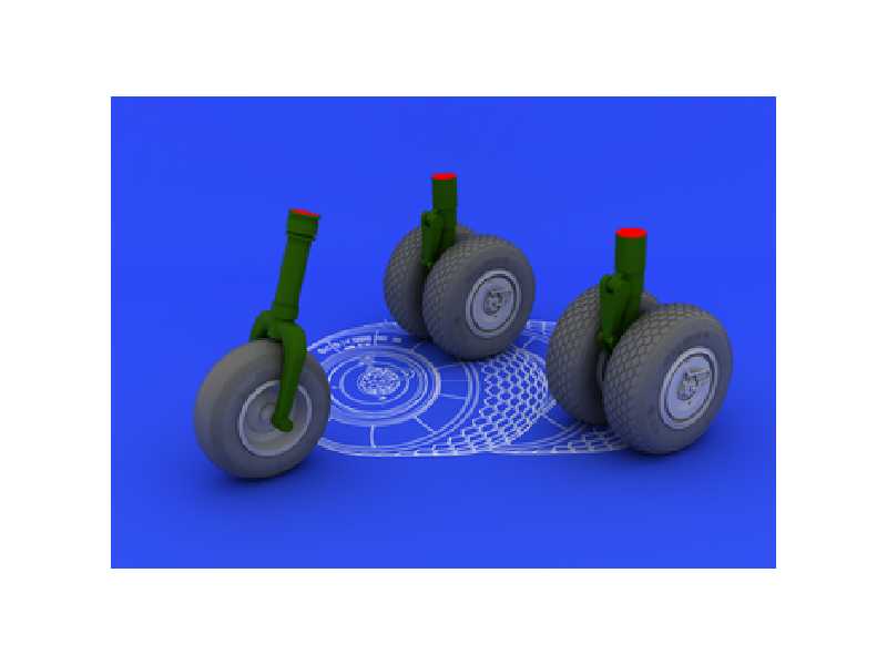 He 219 wheels 1/32 - Revell - image 1