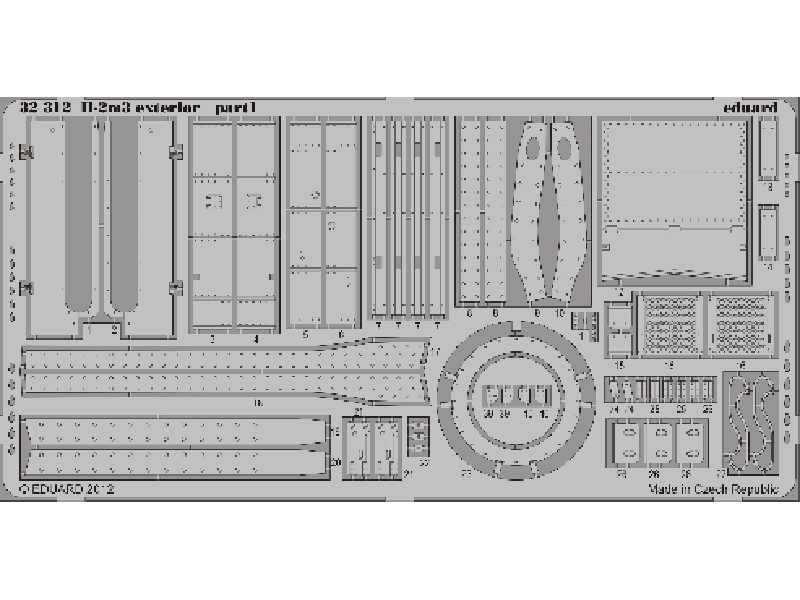 Il-2m3 exterior 1/32 - Hobby Boss - image 1