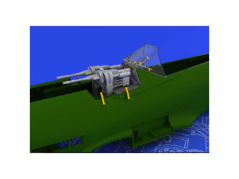 MG 131 mount for Fw 190D-9 1/48 - Eduard - image 1