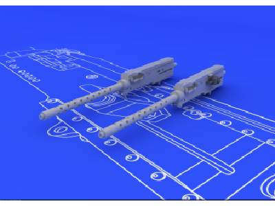 Browning M-2 guns (2pcs) 1/48 - image 1