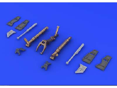 MiG-21 undercarriage legs BRONZE 1/48 - Eduard - image 1