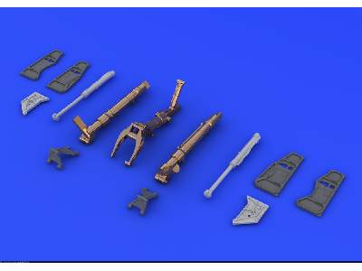 MiG-21 undercarriage legs BRONZE 1/48 - Eduard - image 2