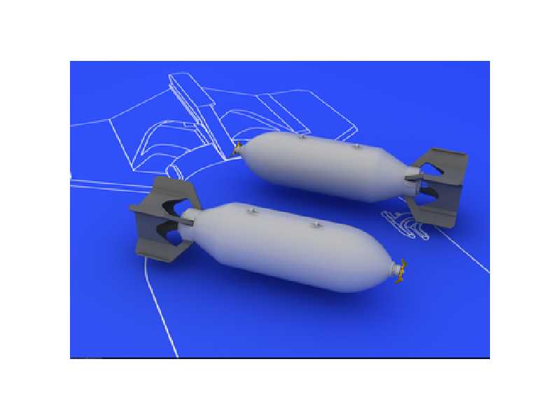 US 500lb bombs (2 pcs) 1/48 - image 1