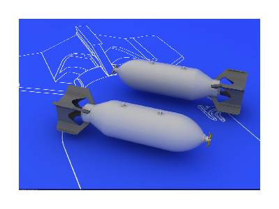 US 500lb bombs (2 pcs) 1/48 - image 3