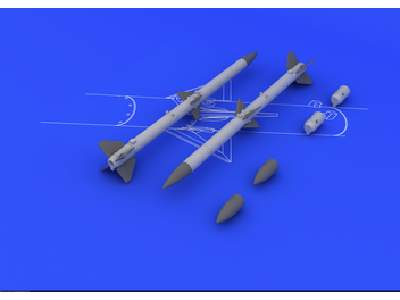 AIM-120A/ B AMRAAM (2pcs) 1/48 - image 1