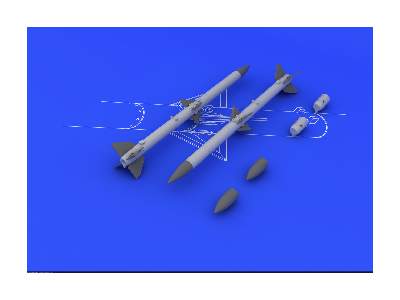 AIM-120A/ B AMRAAM (2pcs) 1/48 - image 3