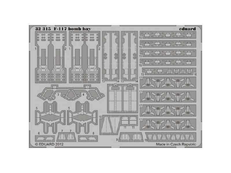 F-117 bomb bay 1/32 - Trumpeter - image 1