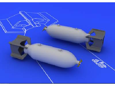 US 250lb bombs (2 pcs) 1/48 - image 1