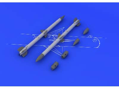 AIM-120C AMRAAM (2pcs) 1/48 - image 2