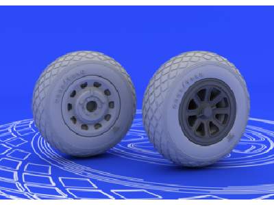 P-51 wheels 1/48 - image 1