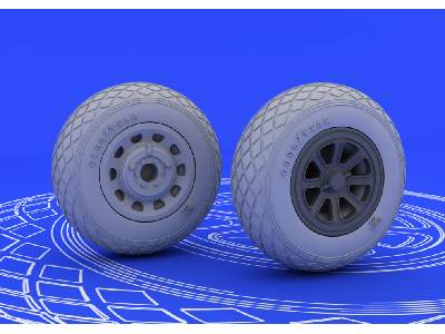 P-51 wheels 1/48 - image 2