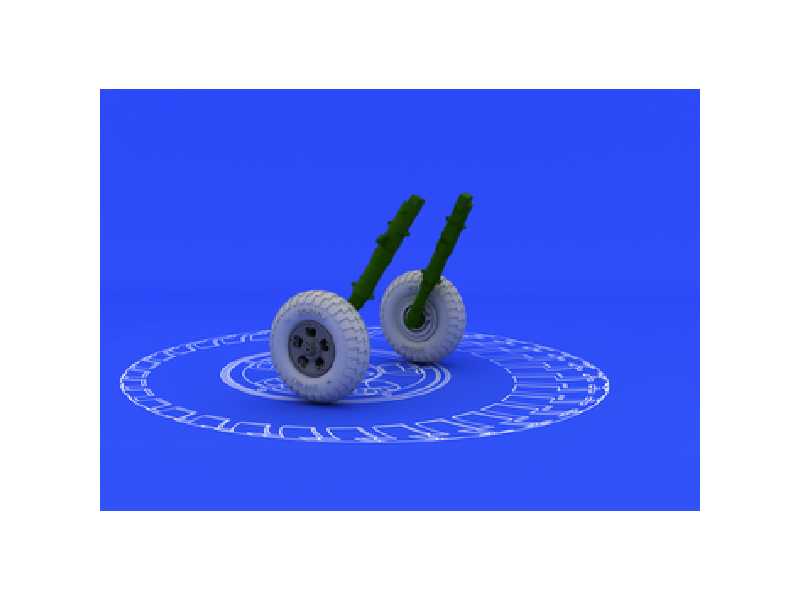 Spitfire wheels - 5 spoke 1/48 - Eduard - image 1