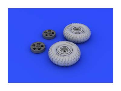 Spitfire wheels - 5 spoke 1/48 - Eduard - image 5