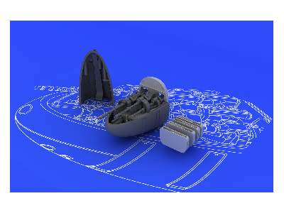 Bf 110E nose guns 1/72 - Eduard - image 3